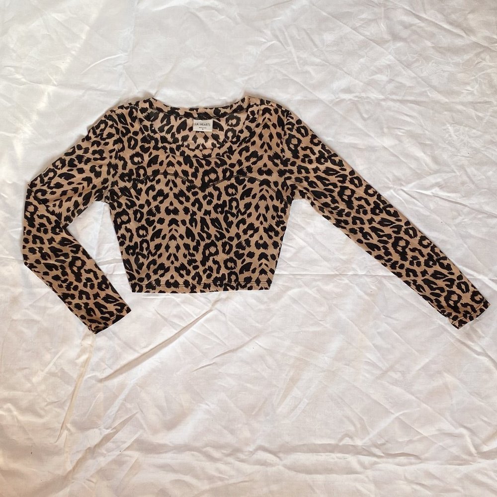 Leopard Crop Top